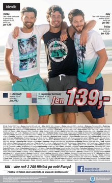 akční leták Kik textil 13.5.2015-19.5.2015