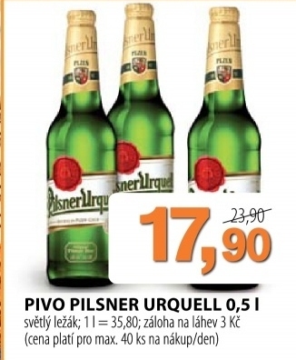 Pivo pilsner urquell