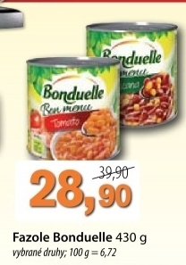 Fazole bon menu bonduelle