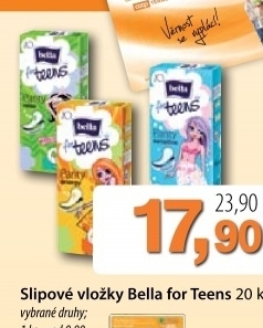 Slipove vlozky bella for teens