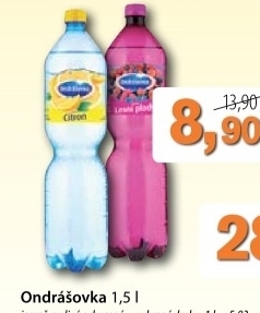 Voda ochucena ondrasovka