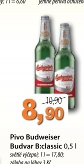 Pivo svetle vycepni b classic budejovicky budvar