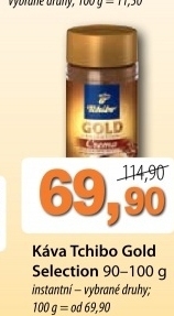 Kava instantni gold selection tchibo