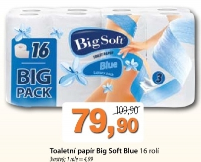 Toaletni papir 3vrstvy big soft