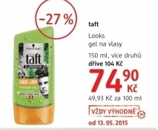 Gel na vlasy looks taft schwarzkopf