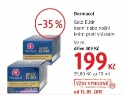Omlazujici krem dermacol gold elixir