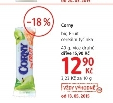 Musli tycinka big fruit corny
