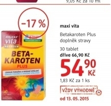 Betakaroten premium plus maxivita