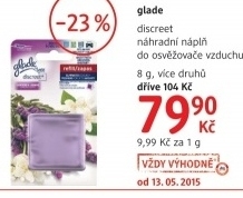 Osvezovac vzduchu discreet glade by brise napln