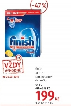 Tablety do mycky finish all in 1