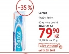 Fixacni krem corega