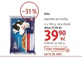 Kapsicky pro kocky fantastic felix purina