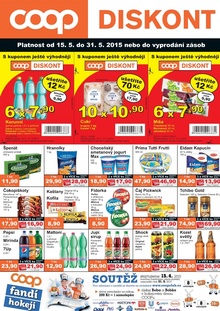 akční leták COOP 15.5.2015-31.5.2015