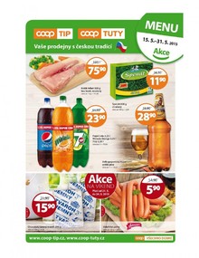 akční leták COOP 15.5.2015-31.5.2015