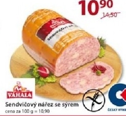 Narez sendvicovy se syrem vahala