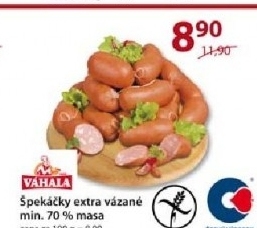Spekacky extra vazane vahala