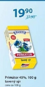Syr taveny primator