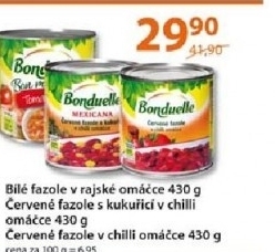 Fazole bila v rajske omacce bonduelle