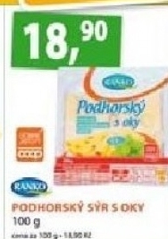 Syr podhorsky s oky ranko