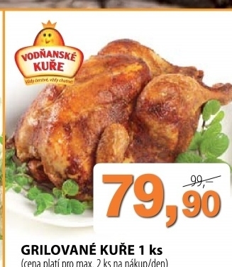 Kure grilovane vodnanske kure