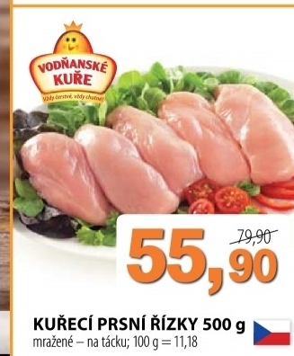 Rizky kureci prsni mrazene vodnanske kure