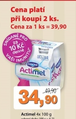 Napoj mleko jogurtove actimel