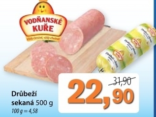 Sekana drubezi mrazena vodnanske kure