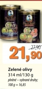 Olivy zelene kaiser franz josef