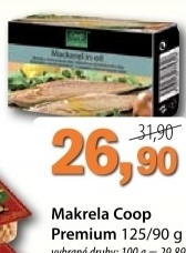 Makrela v oleji coop premium