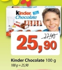 Kinder cokolady