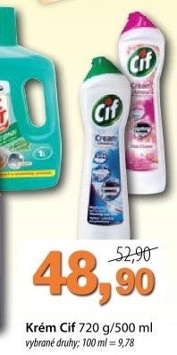 Cistici prostredek cif cream