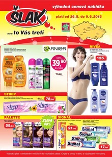 akční leták Šlak drogerie 26.5.2015-9.6.2015