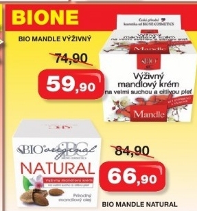 Krem pletovy mandlovy bione cosmetics