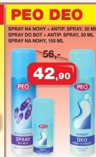 Deodorant sprej na nohy peo