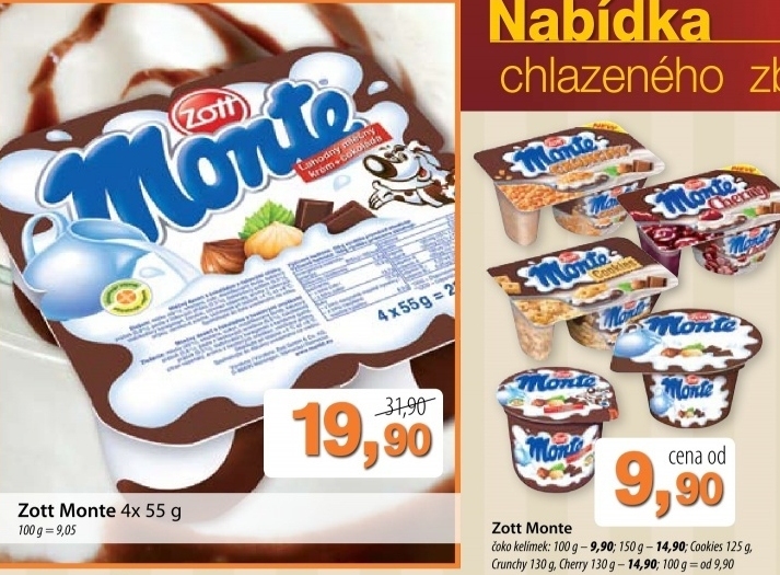 Dezert monte zott