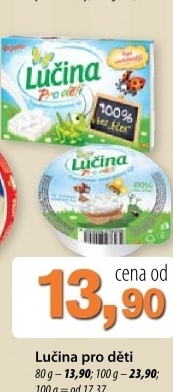 Syr termizovany pro deti lucina