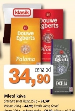 Kava mleta standard coop klasik