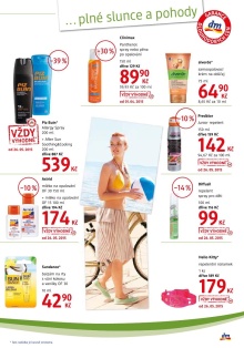 akční leták dm drogerie 27.5.2015-30.6.2015