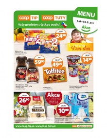 akční leták COOP 1.6.2015-14.6.2015