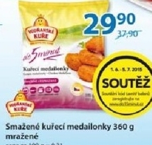 Medailonky kureci smazene vodnanske kure
