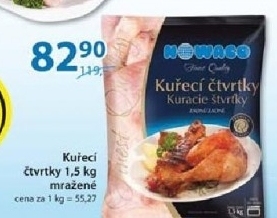 Ctvrtky kureci mrazene nowaco