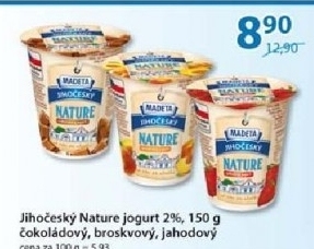 Jogurt nature ochuceny jihocesky madeta