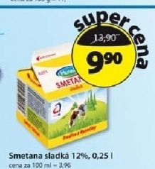 Smetana sladka moravia 12