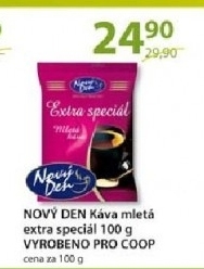 Kava mleta extra special novy den