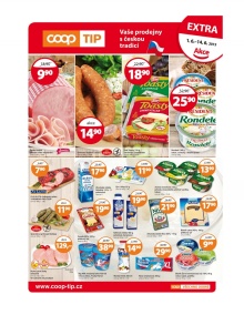 akční leták COOP 1.6.2015-14.6.2015