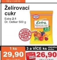 Cukr zelirovaci extra dr oetker