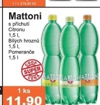 Voda ochucena mattoni