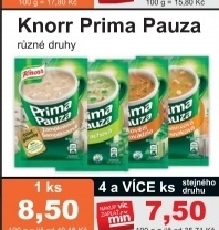 Polevka instantni prima pauza knorr