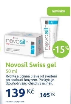 Gel po bodnuti hmyzem novosil swiss
