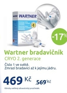 Pripavek na bradavice bradavicnik 2 generace wartner